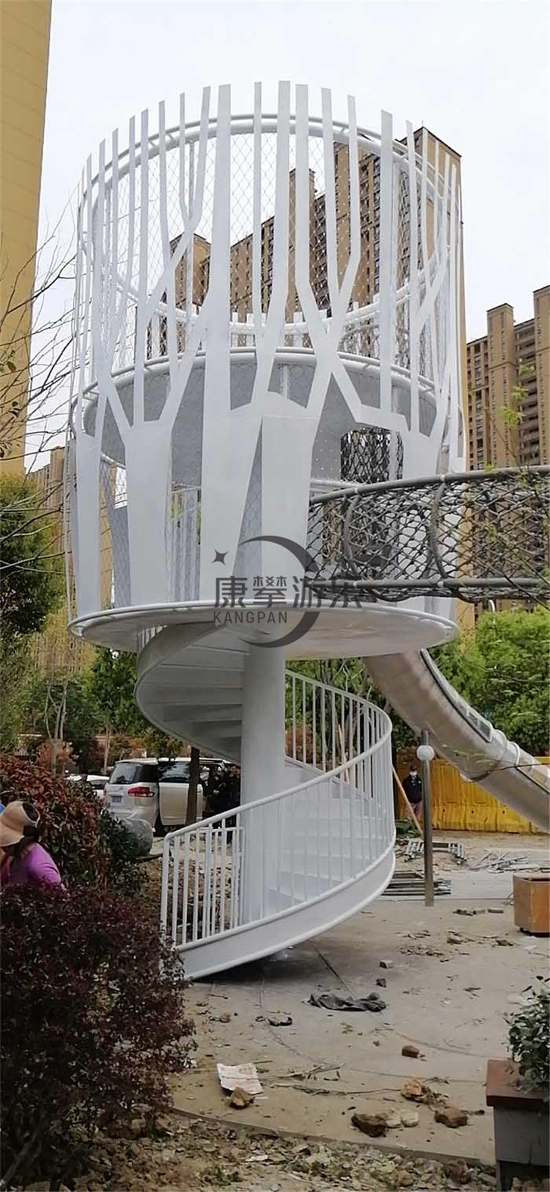 非標(biāo)兒童不銹鋼滑梯