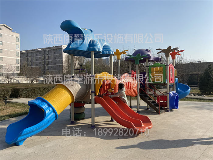 陜西咸陽(yáng)愿景園小區(qū)兒童滑梯案例