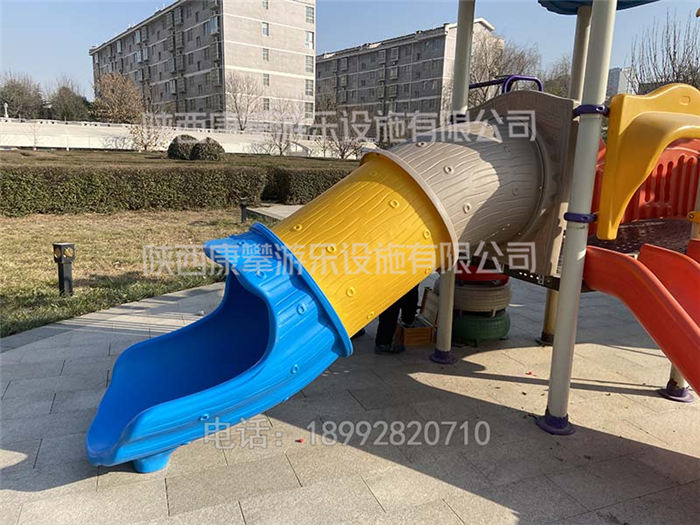 陜西咸陽(yáng)愿景園小區(qū)兒童滑梯案例