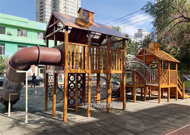 幼兒園木質(zhì)滑梯 幼兒園木質(zhì)滑梯
