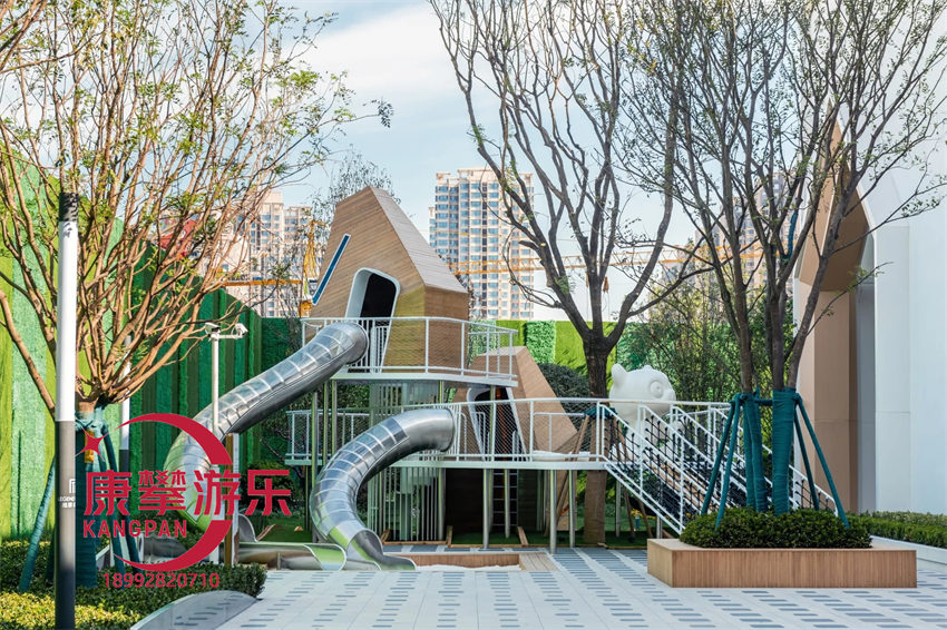 小區(qū)不銹鋼滑梯 小區(qū)不銹鋼滑梯