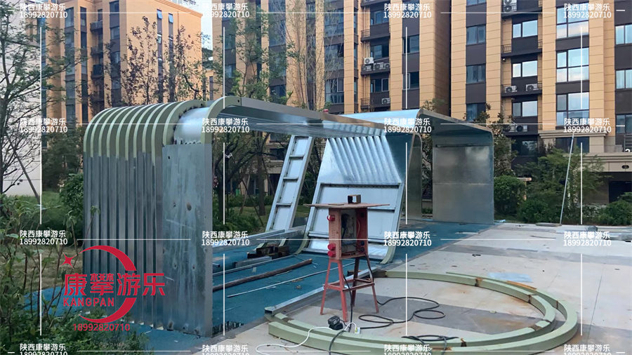 西安藍(lán)田縣翻轉(zhuǎn)墻安裝過程