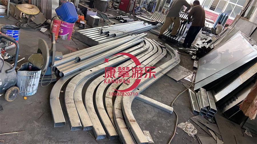 延安市子長縣戶外廊架景觀亭案例
